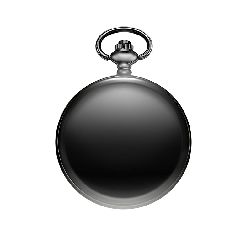 Classic Gift for Grandpa, Quartz Pocket Watch with Chain